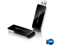 Apacer AH350, 16GB, 16 GB, USB Type-A, 3.2 Gen 1 (3.1 Gen 1), Friktionslager, 8 g, Svart