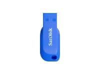 SanDisk Cruzer Blade - USB flash-enhet - 64 GB - USB 2.0 - electric blue