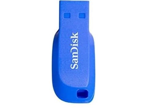 SanDisk Cruzer Blade - USB flash-enhet - 64 GB - USB 2.0 - electric blue