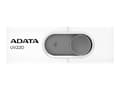 Miniatyrbild 1 av 5: ADATA UV220 - USB flash-enhet - 32 GB - USB 2.0 - vit/grå