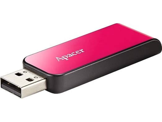 Apacer AH334 64GB, 64 GB, USB Type-A, 2.0, Skyving, 8,5 g, Rosa