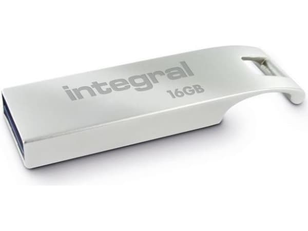 Integral Arc - USB flash-enhet - 16 GB - USB 2.0 - zink