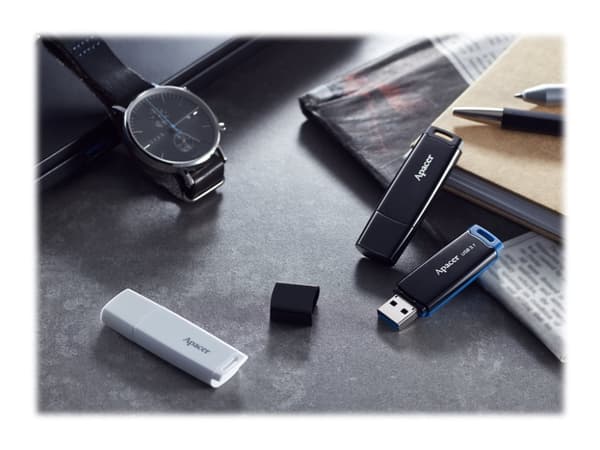 Apacer AH336, 32 GB, USB A-tyyppi, 2.0, Ilman suojusta, 8,3 g, Valkoinen Valkoinen
