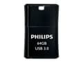 Pikkukuva 3 / 5: Philips Pico Edition 3.0, 64 GB, USB A-tyyppi, 3.0, Suojus, 4 g, Musta