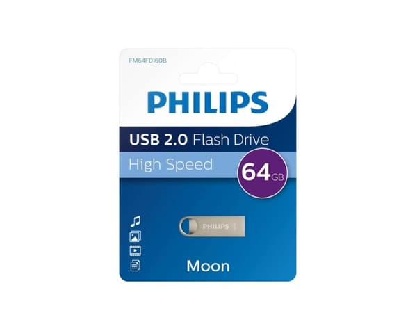 Philips FM64FD160B Moon edition 2.0 - USB flash-enhet - 64 GB - USB 2.0