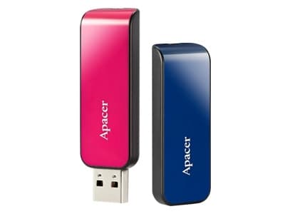 Apacer AH334, 32 GB, USB A-tyyppi, 2.0, Liuku, 8,5 g, Sininen