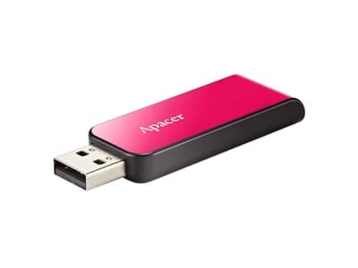 Apacer AH334, 32 GB, USB Typ-A, 2.0, Glide, 8,5 g, rosa