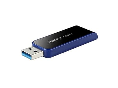 Apacer AH356 64GB, 64 GB, USB Type-A, 3.2 Gen 1 (3.1 Gen 1), Keps, 8,5 g, Svart