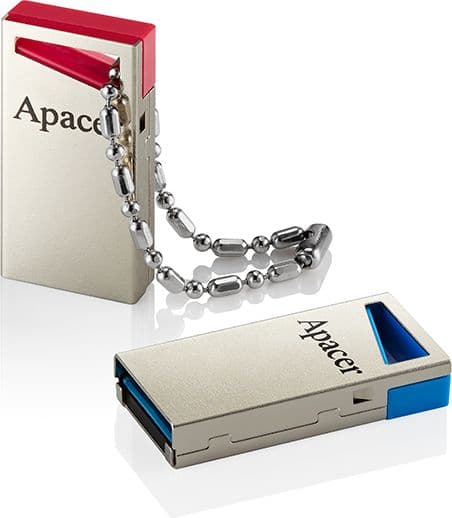 Apacer AH112 32GB, 32 GB, USB Type-A, 2.0, Med lokk, 2,5 g, Rød