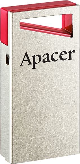 Apacer AH112 32GB, 32 GB, USB Type-A, 2.0, Med lokk, 2,5 g, Rød