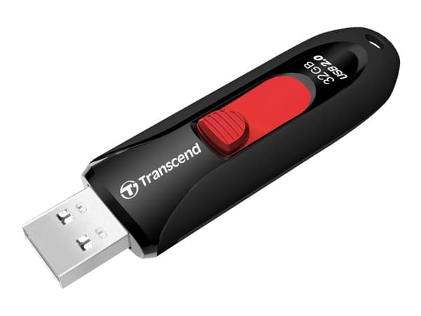 Transcend JetFlash 590 - USB-flashstasjon - 32 GB - USB 2.0