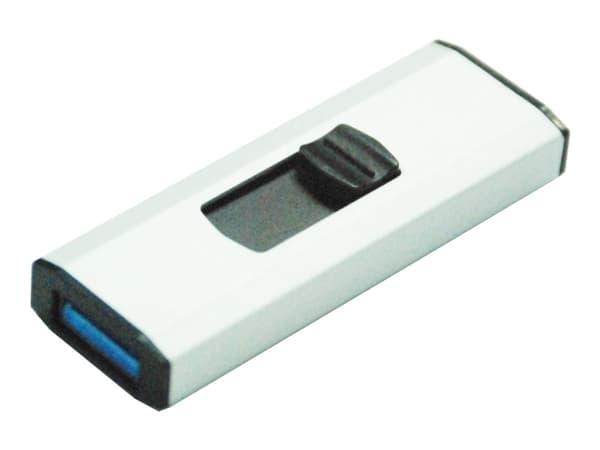 MediaRange - USB-flashstasjon - 256 GB - USB 3.0 - svart, sølv Sort, Sølv