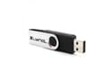 Pikkukuva 3 / 5: xlyne Stick, 16 GB, USB Type-A, 2.0, 8 MB/s, Svirvel, Sort, Sølv