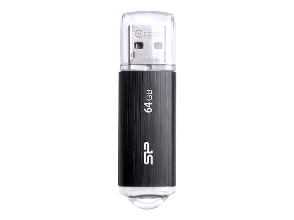 SILICON POWER Ultima U02 - USB flash-enhet - 4 GB - USB 2.0 - svart Svart