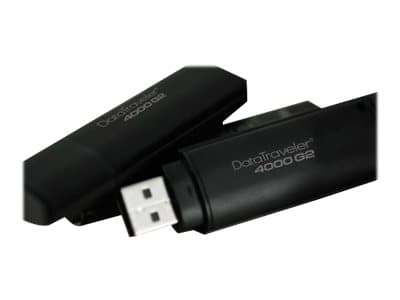 Kingston DataTraveler 4000 G2 Management Ready - USB-flashstasjon - kryptert - 32 GB - USB 3.0 - FIPS 140-2 Level 3 - TAA-samsvar