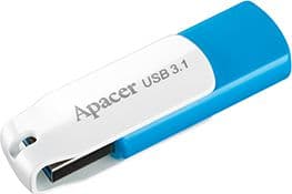 Apacer AH357 - USB flash-enhet - 32 GB - USB 3.1 Gen 1 - Havsblå