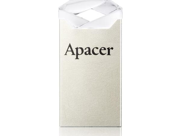 Apacer Apacer USB flash disk, 2.0, 64GB, AH111, silver, white, AP64GAH111CR-1