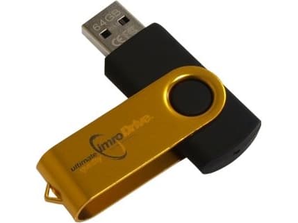 IMRO AXIS/64G USB, 64 GB, USB Type-A, 2.0, Sväng, Guld
