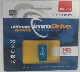 IMRO EDGE, 16 GB, USB Type-A, 2.0, 24 MB/s, Svivel, Blå