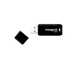 Integral - USB-flashstasjon - 64 GB - USB 2.0 - svart