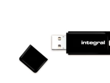 Integral - USB-flashstasjon - 64 GB - USB 2.0 - svart