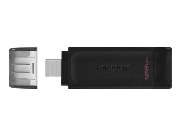 Kingston DataTraveler 70 - USB-flashstasjon - 128 GB - USB-C 3.2 Gen 1
