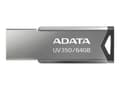 Miniatyrbild 1 av 5: ADATA UV350 - USB flash-enhet - 64 GB - USB 3.2 Gen 1 - silver