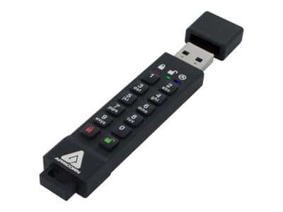 Apricorn Aegis Secure Key 3z - USB-flashstasjon - kryptert - 32 GB - USB 3.0 - FIPS 140-2 Level 3