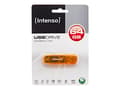 Pikkukuva 1 / 5: Intenso Rainbow Line, 64 GB, USB A-tyyppi, 2.0, 28 MB/s, Suojus, Oranssi