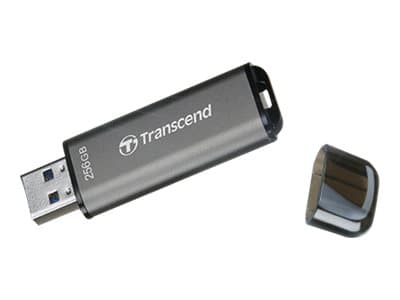 Transcend JetFlash 920 - USB-flashstasjon - 256 GB - USB 3.2 Gen 1 - romgrå