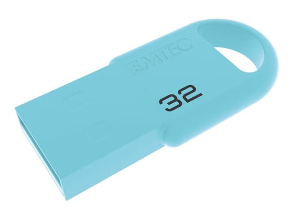 Emtec D250 Mini, 32 GB, USB A-tyyppi, 2.0, 15 MB/s, Ilman suojusta, Musta