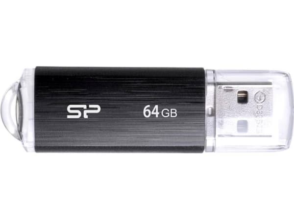 Silicon Power Ultima U02 USB-sticka 64 GB USB Type-A 2.0 Svart