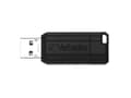 Miniatyrbild 1 av 5: Verbatim PinStripe USB Drive - USB flash-enhet - 128 GB - USB 2.0 - svart