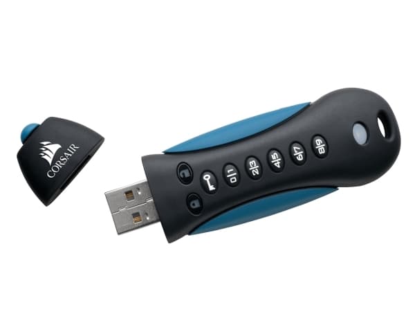CORSAIR Flash Padlock 3 - USB flash-enhet - krypterat - 64 GB - USB 3.0