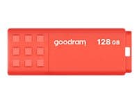 GOODRAM UME3 - USB flashdrive - 128 GB - USB 3.0 - oransje