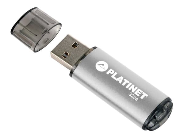 PLATINET - USB flash-enhet - 32 GB - USB 2.0 - silver Silver