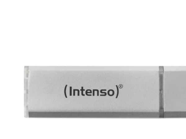 Intenso Alu Line, 8 GB, USB A-tyyppi, 2.0, 28 MB/s, Suojus, Hopea