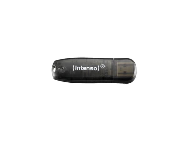 USB-tikku 2.0 Intenso Rainbow Line, 16 GB, musta