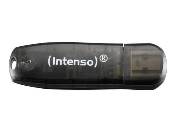 USB-tikku 2.0 Intenso Rainbow Line, 16 GB, musta musta