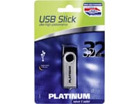 Platinum TWS USB-flashdrev 32 GB Sort 177491 USB-A (USB 3.2 Gen 1)