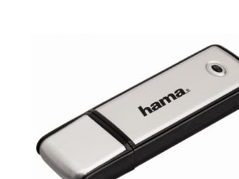 Hama Fancy 128GB USB 2.0, 128 GB, USB Type-A, 2.0, 6 MB/s, Med lokk, Sort, Sølv Sort, Sølv