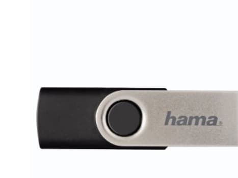Hama Rotate USB 2.0 32GB, 32 GB, USB A-tyyppi, 2.0, Taittuva, Musta