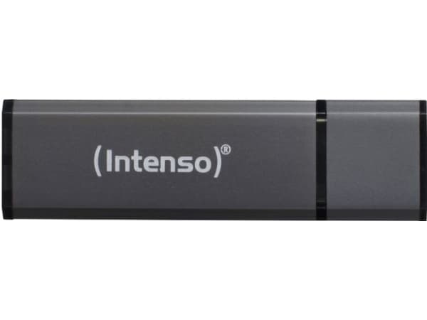 Intenso Alu Line - USB flashdrive - 8 GB - USB 2.0 - antracit (sort)