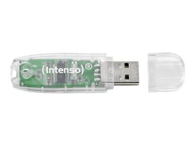 Intenso Rainbow Line - USB flash-enhet - 32 GB - USB 2.0 - transparent