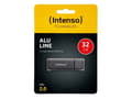 Miniatyrbild 1 av 5: Intenso Alu Line - USB flash-enhet - 32 GB - USB 2.0 - antracit