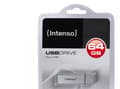 Pikkukuva 4 / 5: Intenso Alu Line, 64 GB, USB A-tyyppi, 2.0, 28 MB/s, Suojus, Hopea