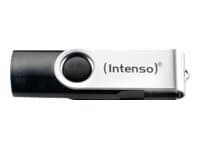 Intenso Basic Line - USB-flashstasjon - 16 GB - USB 2.0 - svart, sølv