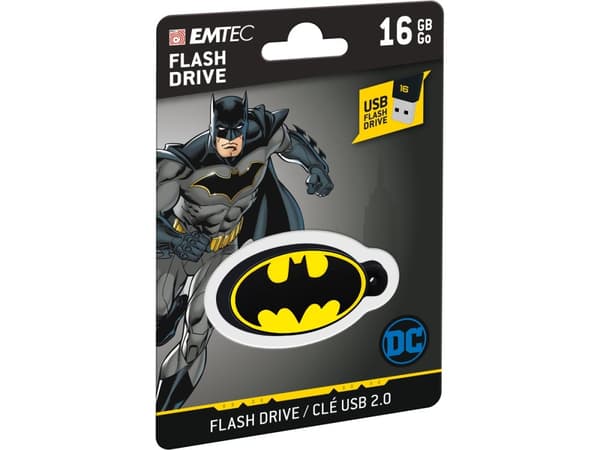 EMTEC DC Comics Collector Batman - USB-flashstasjon - 16 GB - USB 2.0