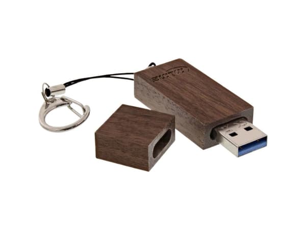 InLine 35061W, 8 GB, USB Type-A, 3.2 Gen 1 (3.1 Gen 1), Sväng, Trä Trä