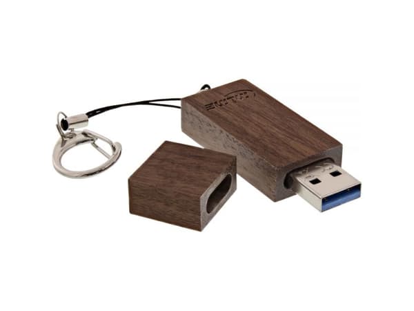InLine 35065W, 128 GB, USB Type-A, 3.2 Gen 1 (3.1 Gen 1), 200 MB/s, Sväng, Svart, Silver Svart, Silver